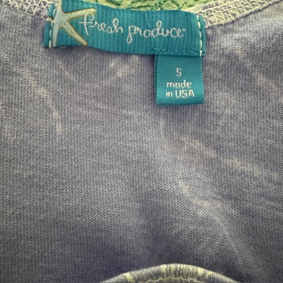 Fresh Produce Women's Sleeveless Purple Seashell Print Dress Size Small - Picture 5 of 5